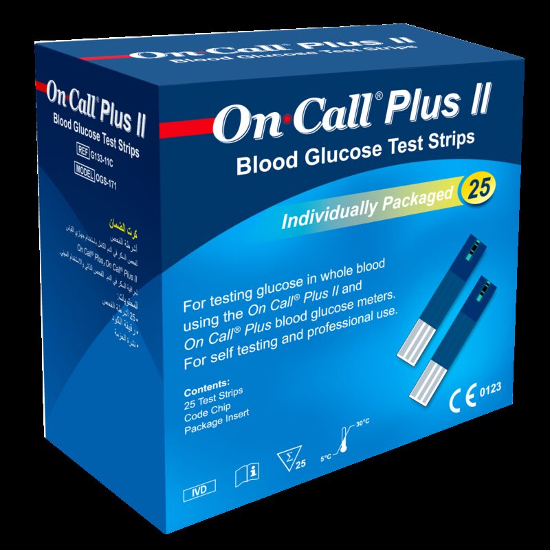 FITA TESTE GLICEMIA INDIVIDUAL C/25 ONCAL II HOSP