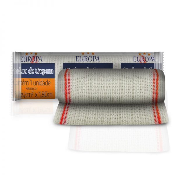 ATADURA CREPOM 25CM 13F EUROPA 1,8MT IND C/12