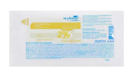 ESCOVA DESC SCRUB CLOREXIDINA 2% C/SAB 22ML C/48