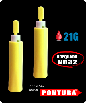 LANCETA SEGURANÇA 21G (1,8 MM) VERDE C/100