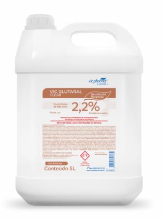 GLUTARALDEIDO 2,2% 5000ML C/02 (FITA+INATIV)