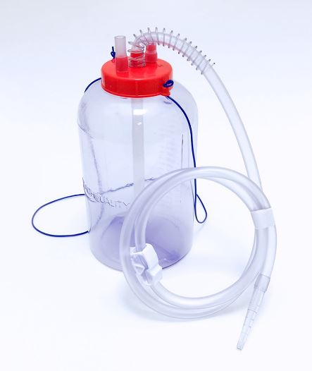 FRASCO P/DRENAGEM TORAX 2000ML C/EXTEN (BIO TORAX)