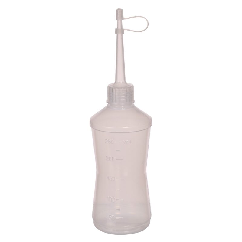 ALMOTOLIA PLAST 250ML TRANSP C/12 BICO RETO