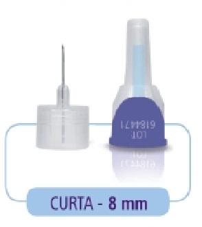AGULHA DESC. INSULINA P/CANETA 8MM 31G C/100