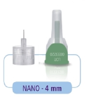 AGULHA DESC. INSULINA P/CANETA 4MM 32G C/100 NANO