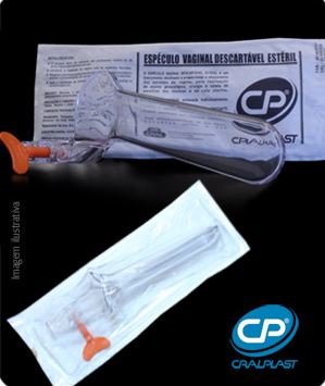 ESPECULO VAGINAL M DESC. NAO LUBR. (EST) C/50